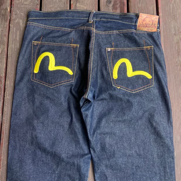42) Evisu Regular Fit Selvedge Jeans