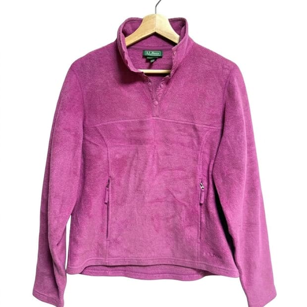 엘엘빈 (LLbean) 빈티지 스냅 플리스