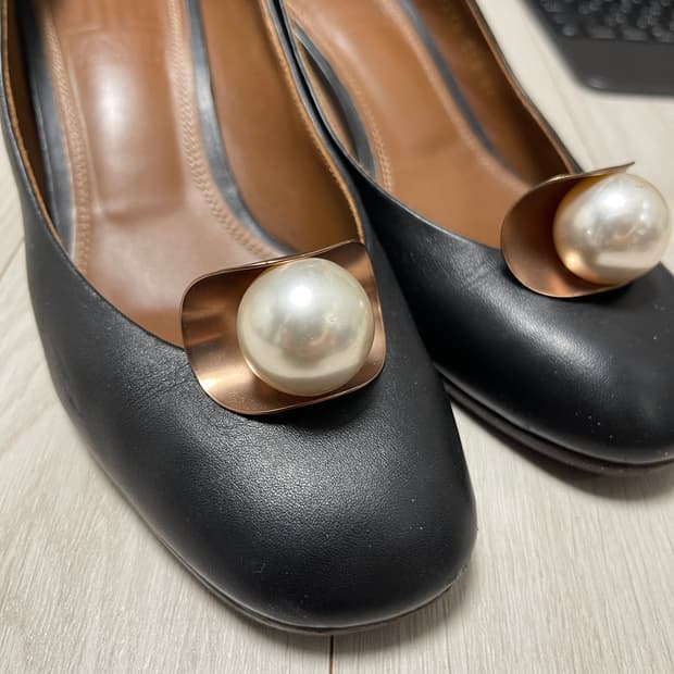 랑방 진주 통굽구두