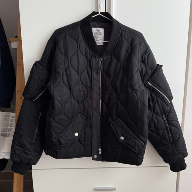 올리언스스토어 퀼팅 자켓 블랙 100