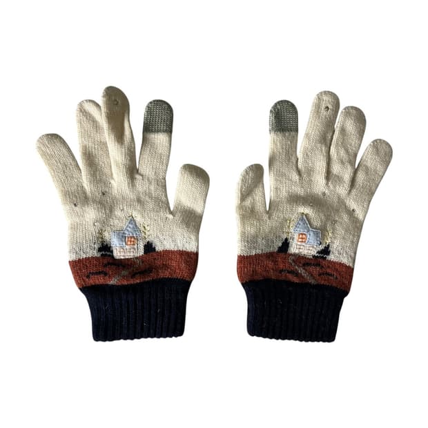[JPN] 빈티지 재팬 핸드메이드 자수 장갑