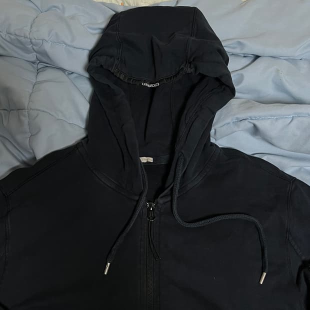 CP컴퍼니 블랙 후드집업 XL