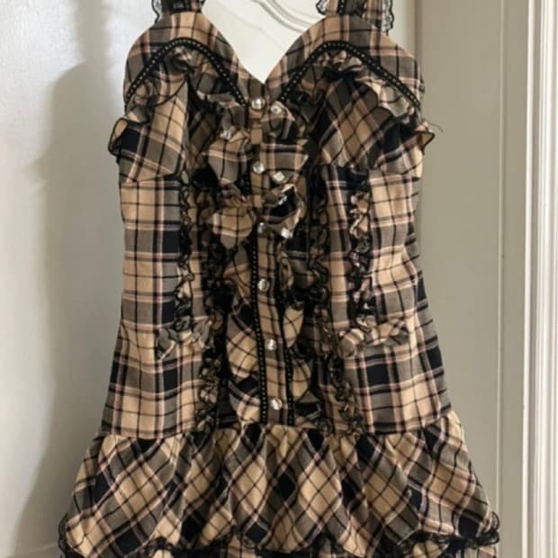 캐캐체 아무깔 미니 원피스