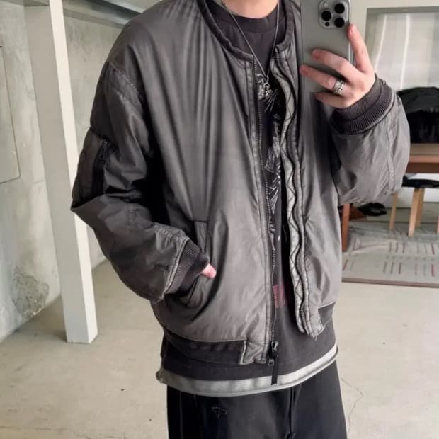 (4)폴리테루 컵자켓 퍼플그레이