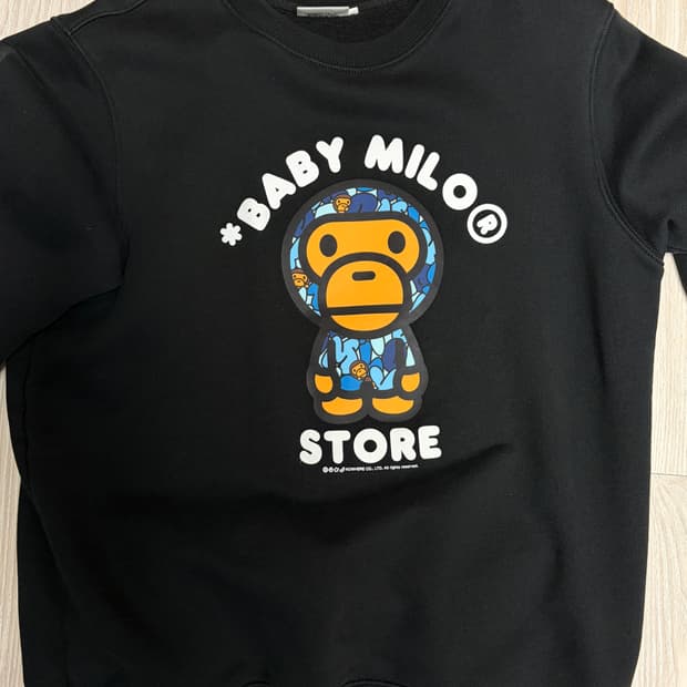 베이프 베이비 마일로 맨투맨