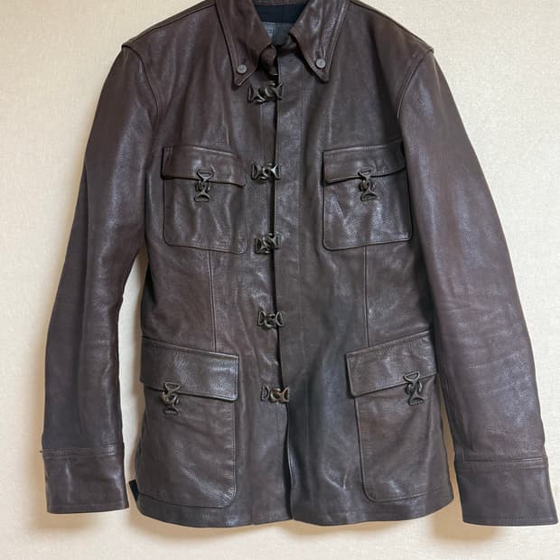 이사무 카타야마 백래쉬 레더자켓