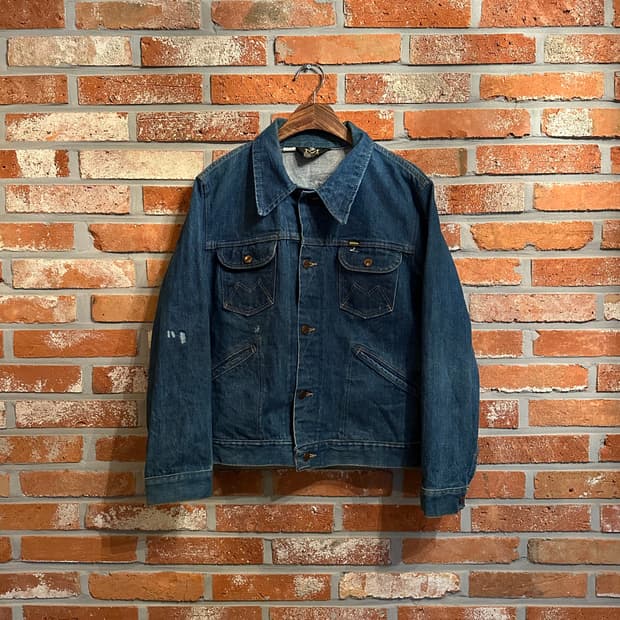 70s USA 빈티지 랭글러 매버릭 데님 자켓 124MJ 126MJ