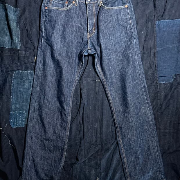 리바이스 505 레귤러핏 쿨 데님 팬츠 32