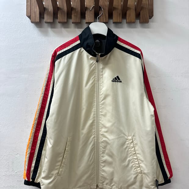 일본빈티지 아디다스 Adidas 배색 디테일 트랙 바람막이 자켓