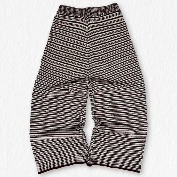 노르딕패턴 니트 팬츠