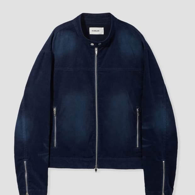 키뮤어 바이커 코듀로이 자켓 L