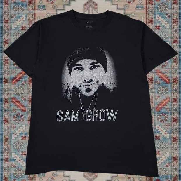Sam Grow 컨트리 록 밴드 티셔츠 Black M