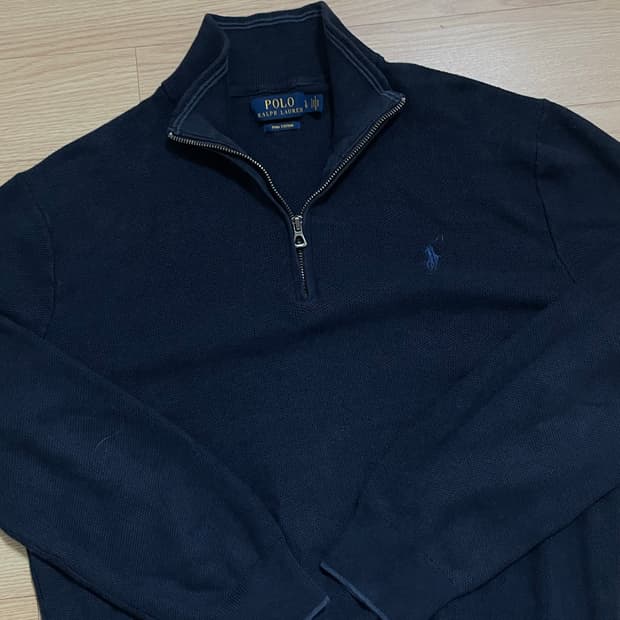 Polo 폴로 네이비 간절기 신형 니트 L