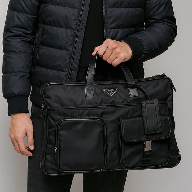 정품 프라다 브리프케이스 서류가방