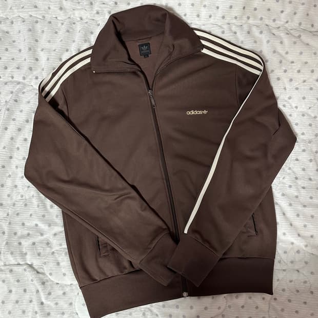 아디다스 브라운 베켄바우어 져지 저지 트랙탑