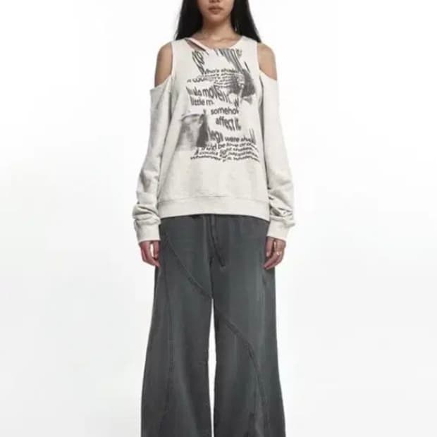 나체 베어 맨투맨 오트밀