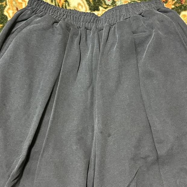 2사이즈) 에이옵 슈퍼 와이드 드레이프 팬츠 차콜