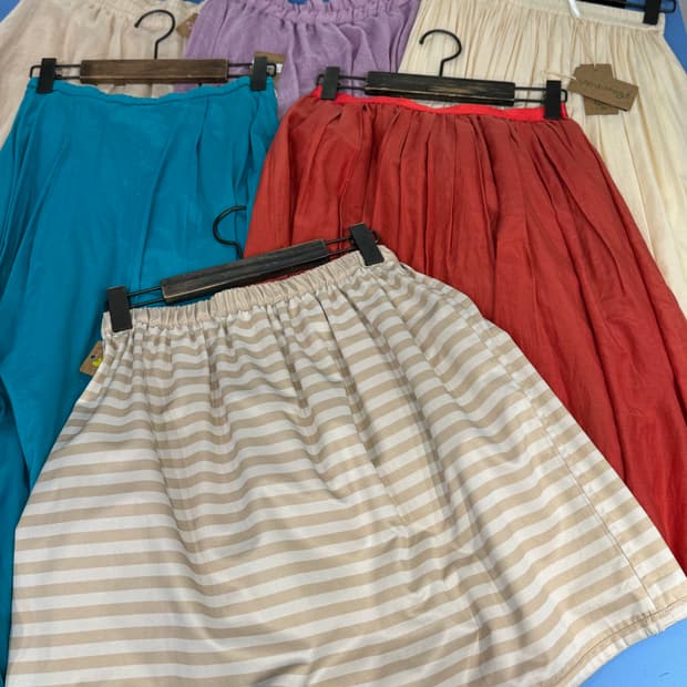 모리걸 일본빈티지 밴딩치마 일괄6장