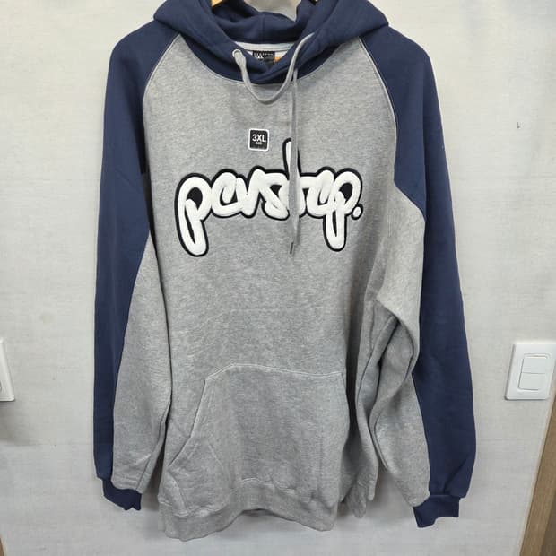 퍼스텝 빅로고 래글런 기모 후드티 3xl 빅사이즈 