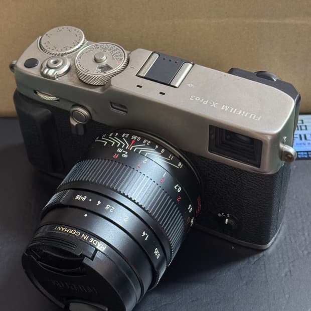후지 x-pro3 듀라실버 + 7artisan 35mm f0.95
