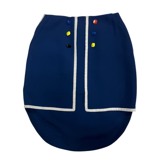 럭키슈에트 언발란스 컷 미니 스커트 36