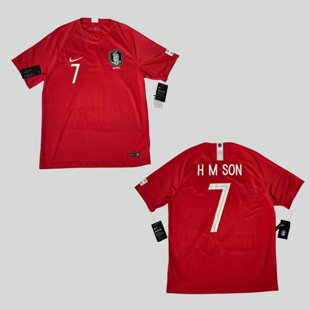 [2XL]18-20 대한민국 국대 홈 손흥민 유니폼(미사용)