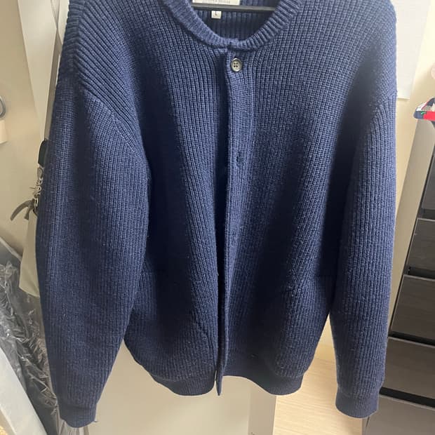 유니폼브릿지 피셔맨 가디건 네이비 L 판매합니다