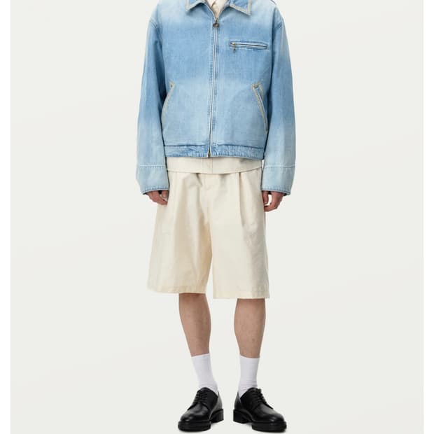 솔리드옴므 아즈텍 데님 블루종