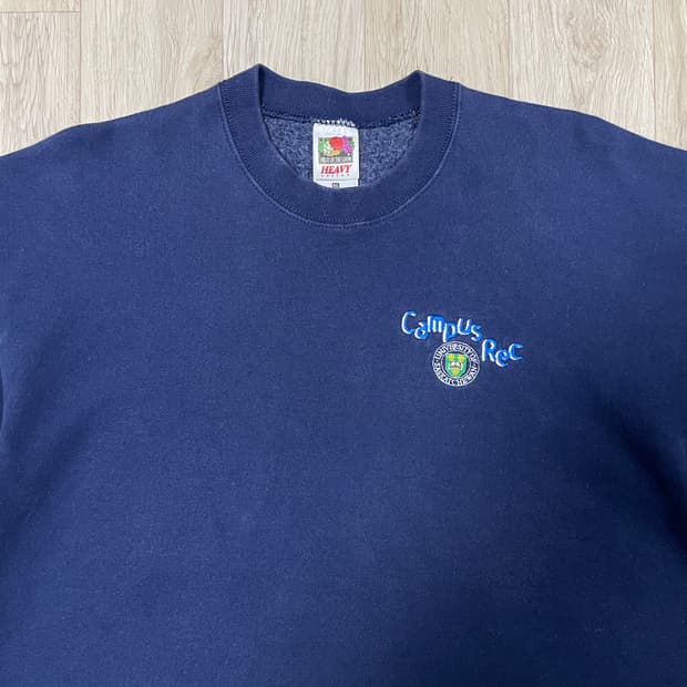 110) 90's 후르츠오브더룸 유니버시티 맨투맨(RRL&LVC&폴로)