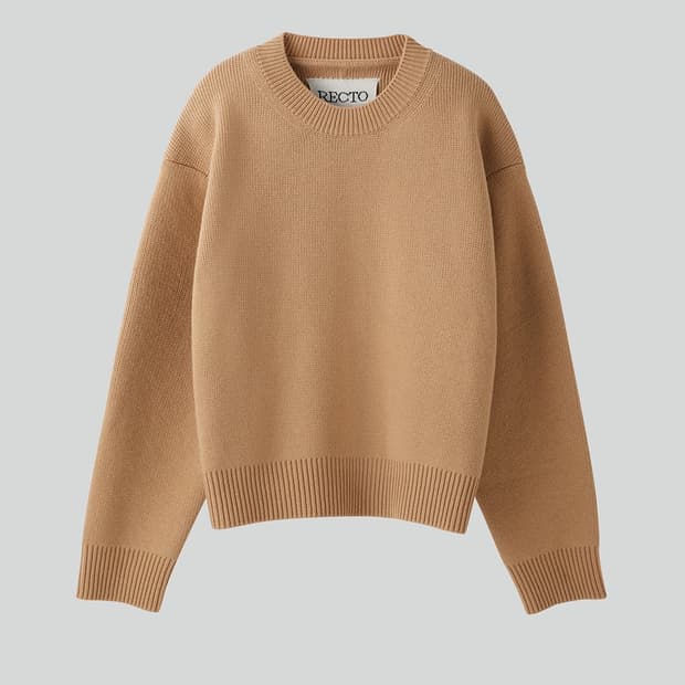 [할인] 렉토 24F/W 컴팩트 라운드 넥 스웨터 니트 카메라