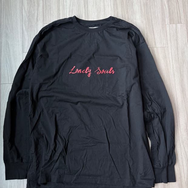 [44] The Soloist. 솔로이스트 롱슬리브 블랙 긴팔티