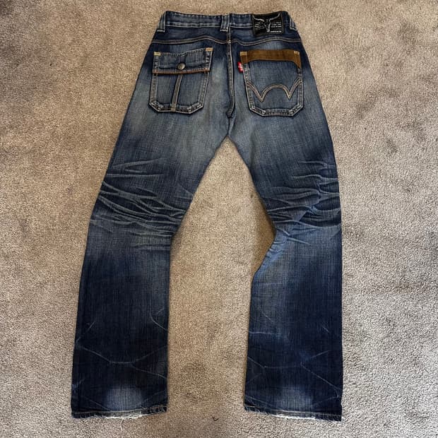 에드윈 블루트립 에스닉 데님 팬츠(32)