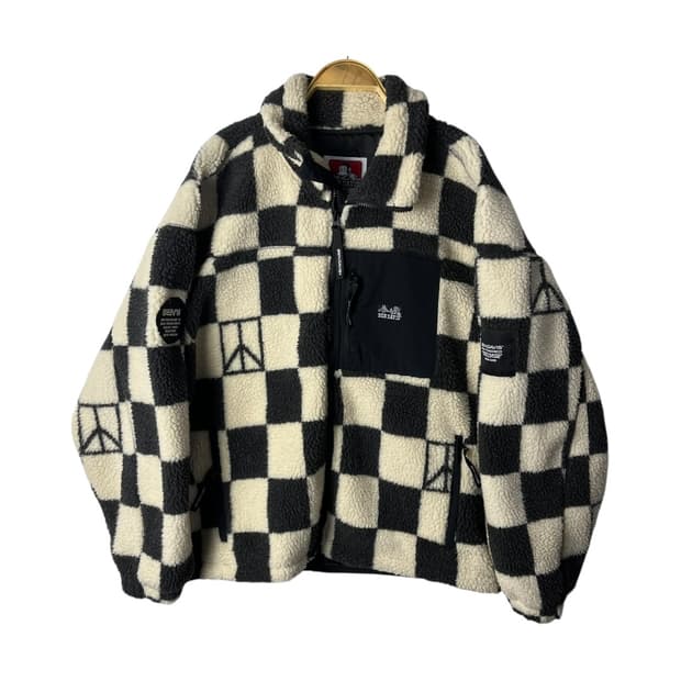 [Ben Davis] 벤데이비스 재팬 체커보드 플리스 자켓