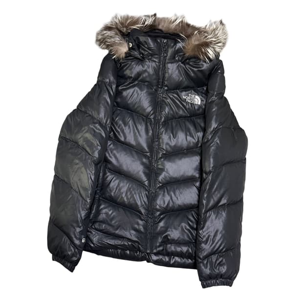 thenorthface fur puffer
