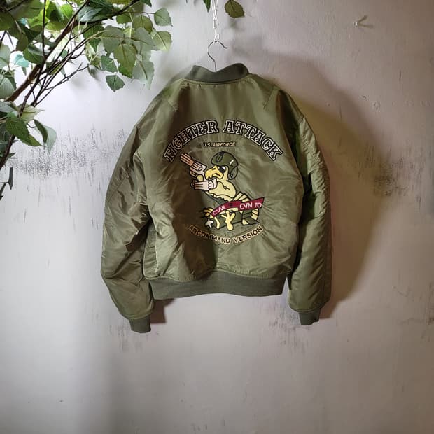 Us 에어포스 vf-24 항공 점퍼  (XL)