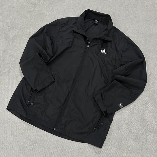 아디다스 블랙 바람막이 자켓 L