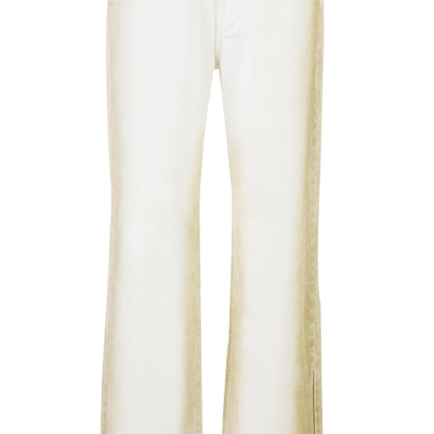 세릭 BRUSH DYEING DENIM PANTS / IVORY