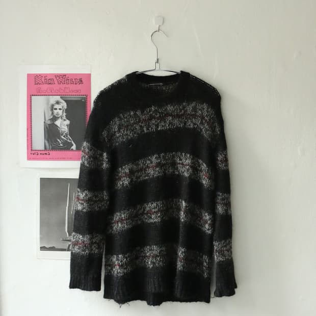 라드뮤지션 모헤어 스트라이프 스웨터