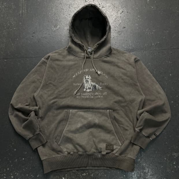 100 스컬프터 후드티