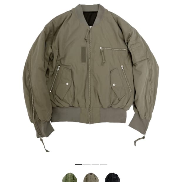 그레일즈 멀티 지퍼 봄버 자켓 토프