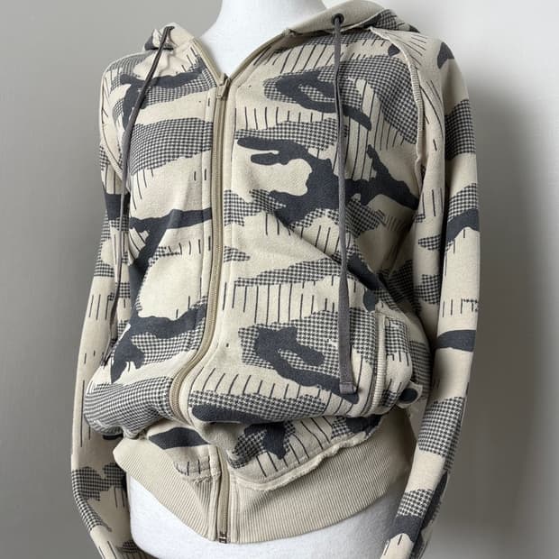 스투시 카고 베이지 후드집업