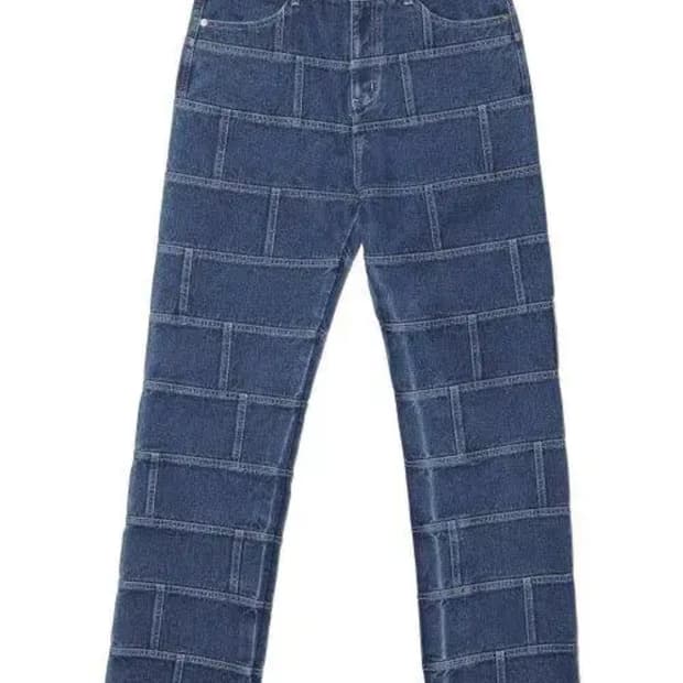 노매뉴얼 브릭 데님 팬츠 L사이즈