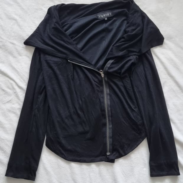 빈티지 릭오웬스 st 블랙 하이넥 자켓