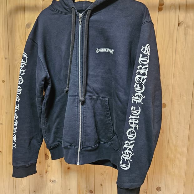 [M] 크롬하츠 헤비웨이트 스크롤라벨 후드집업