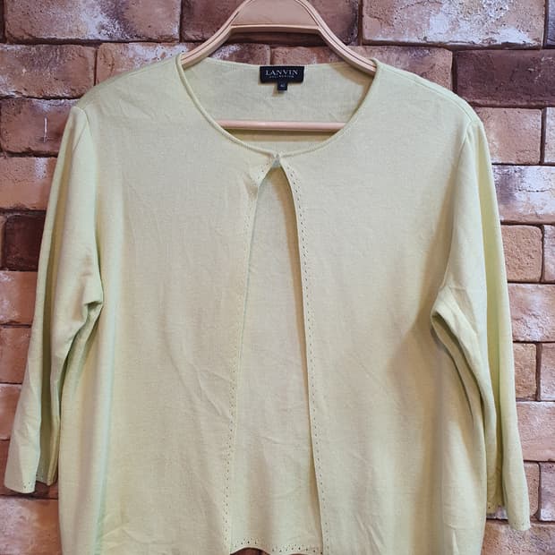 깔끔한 라임색 가디건
LANVIN COLLECTION 