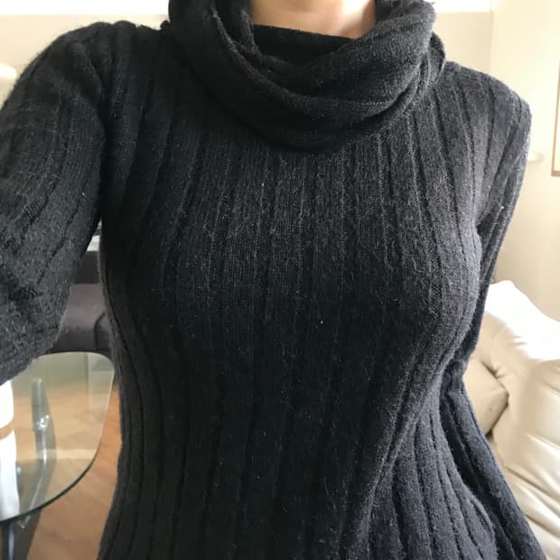 vintage turtle neck knit