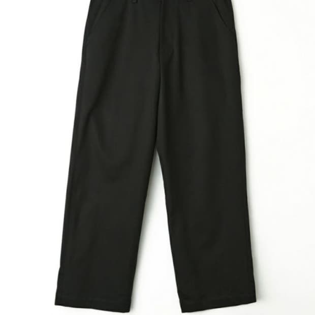 [M]Youth Wide Chino Pants Black 유스 치노팬츠