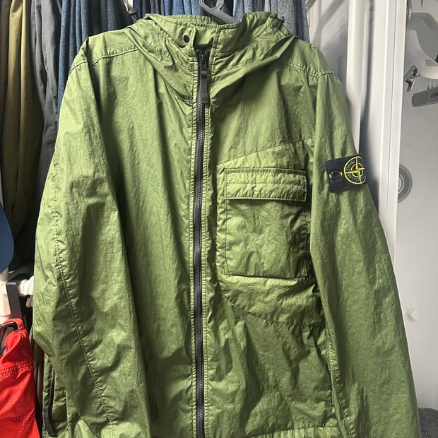 스톤아일랜드 멤브라나 3L TC 올리브 M