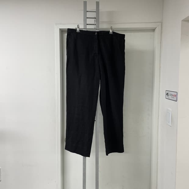 에트로 마 100% 블랙 슬랙스 78