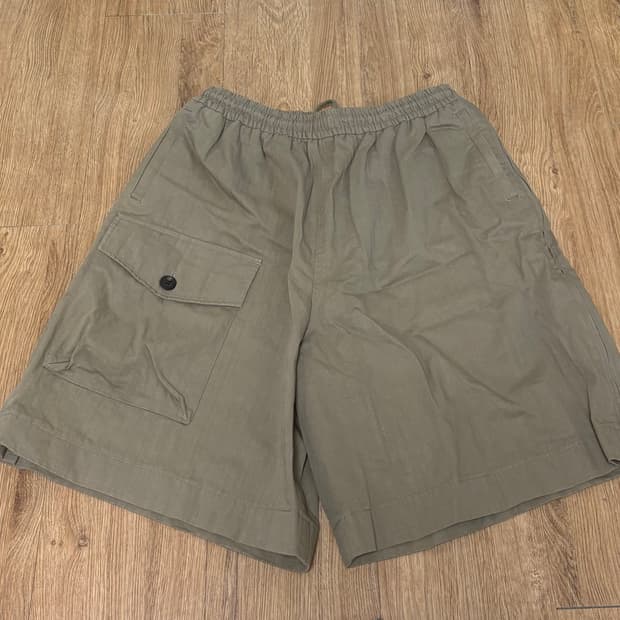 (32) 커스텀멜로우 버뮤다 하프 팬츠 카멜(카키)